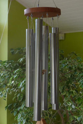 Un carillon en tubes d'aluminium - créations et bricolages d'Oli